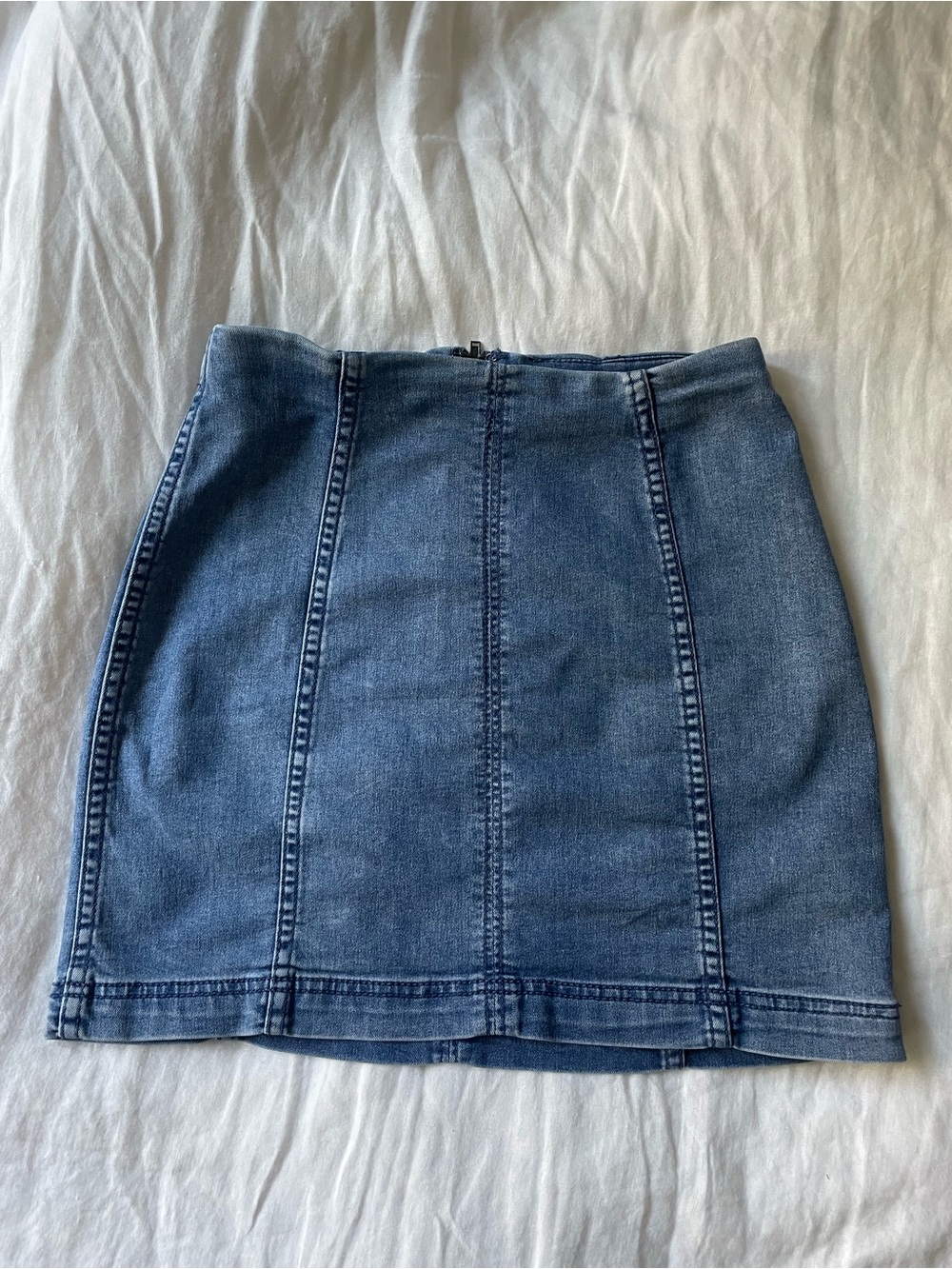 Free People Denim Mini Skirt